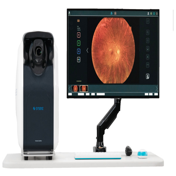 176 grados cámara de fondo de gran angular con una sola llave de operación y captura binocular para dispositivos médicos oftalmológicos