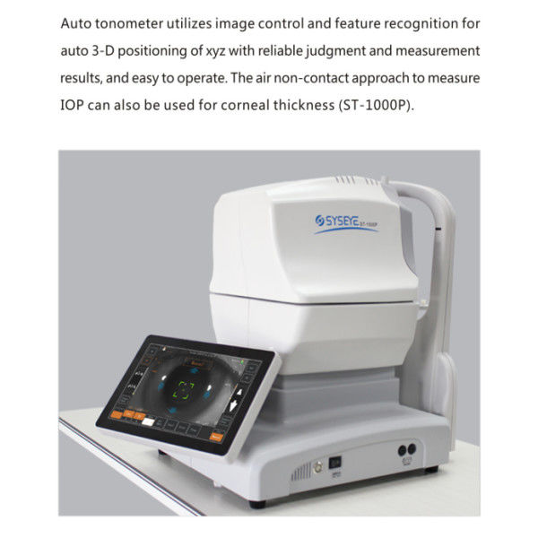 El manual no entra en contacto con el monitor del tacto del color de Tonometer ningún dolor